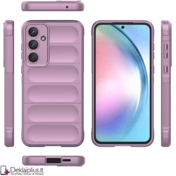 Magic Shield guminis dėklas - violetinis (Samsung A55 5G)
